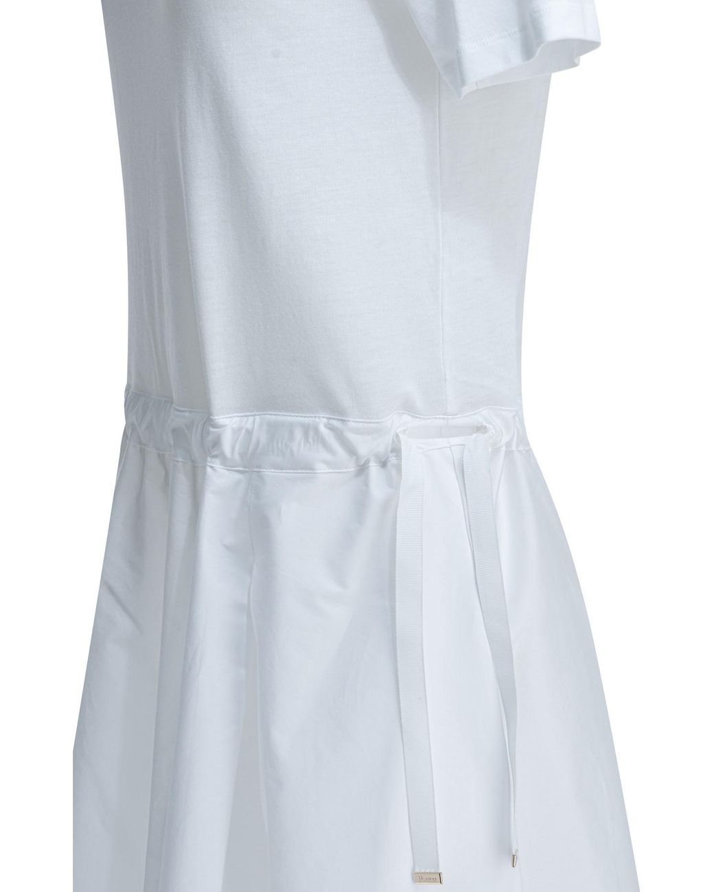Herno White T-Shirt Midi Dress