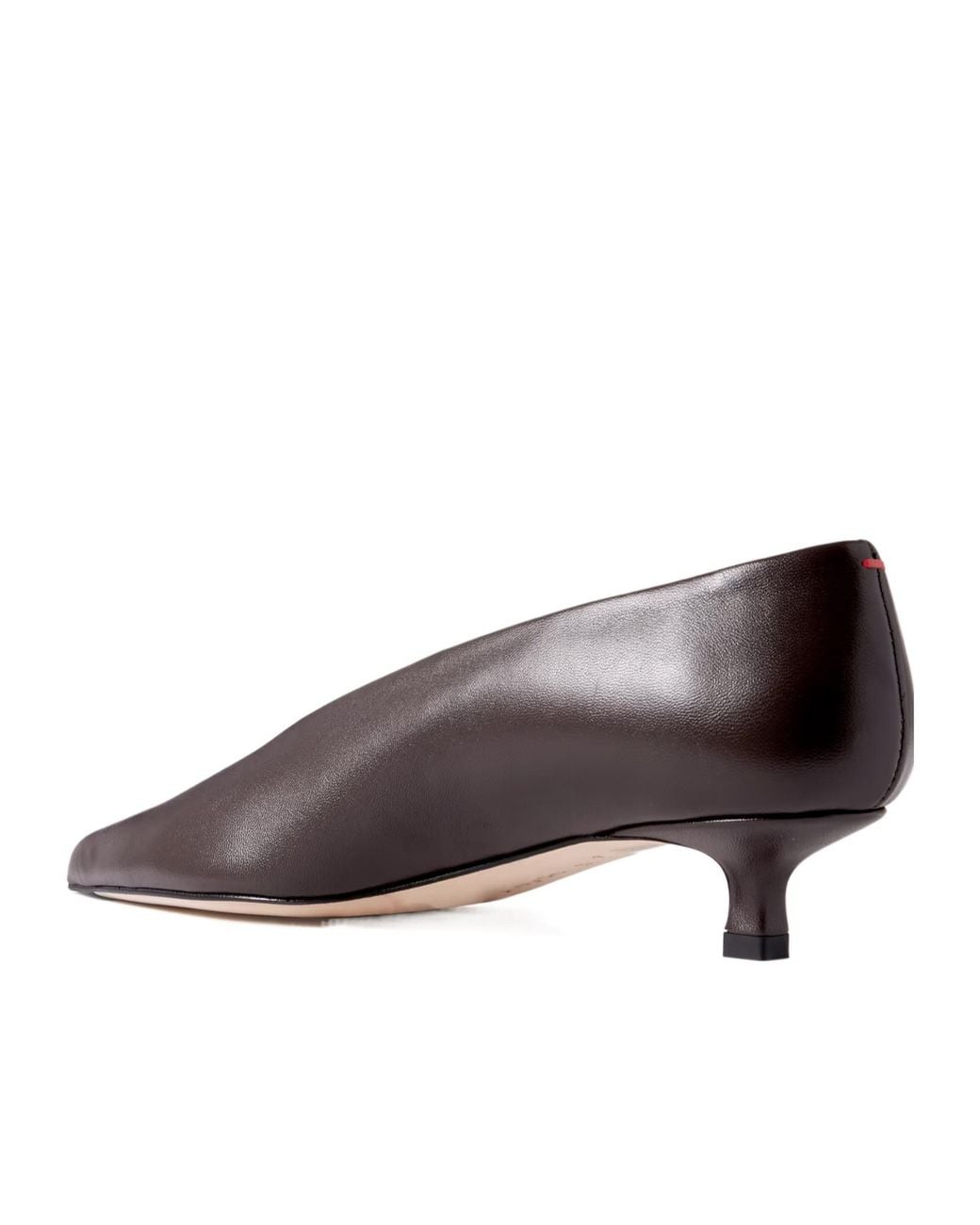 Aeyde Brown Pointed-Toe High Heels