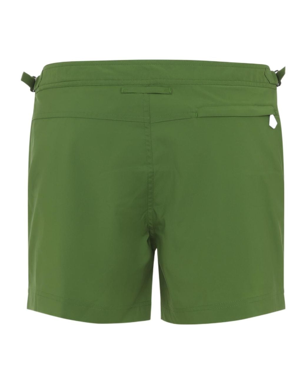Tom Ford Green Compact Poplin Swim Shorts for men
