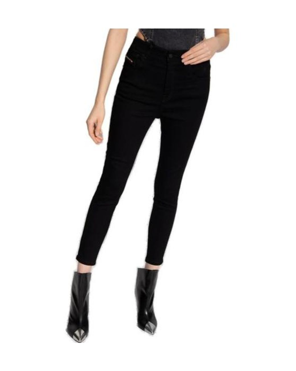 DIESEL Black 1984 Slandy-High Fitted Jeans