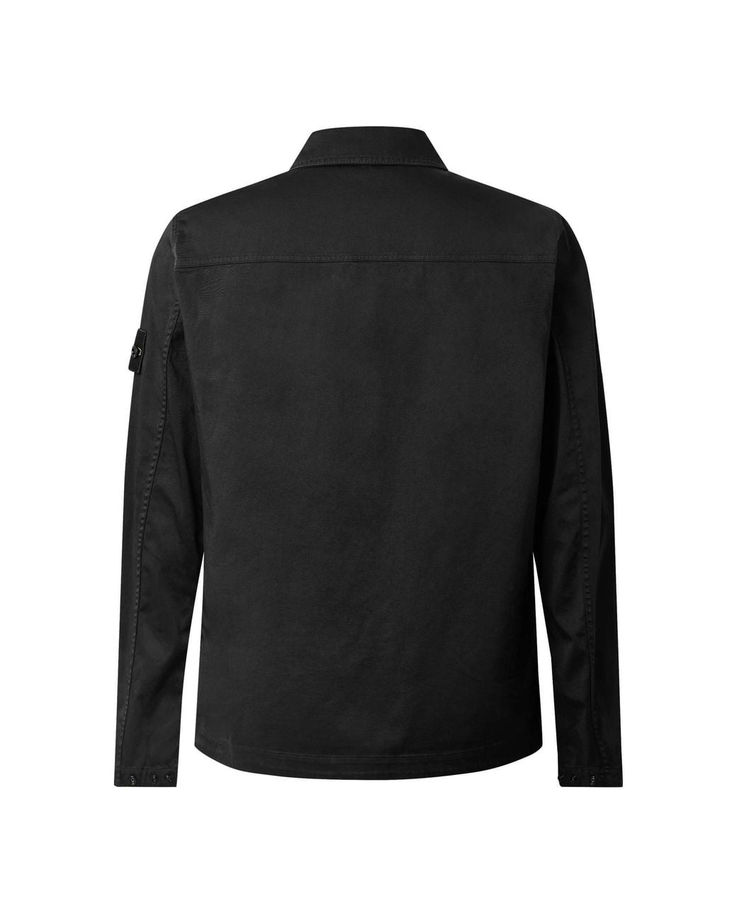 Stone Island Black Shirt Coat for men