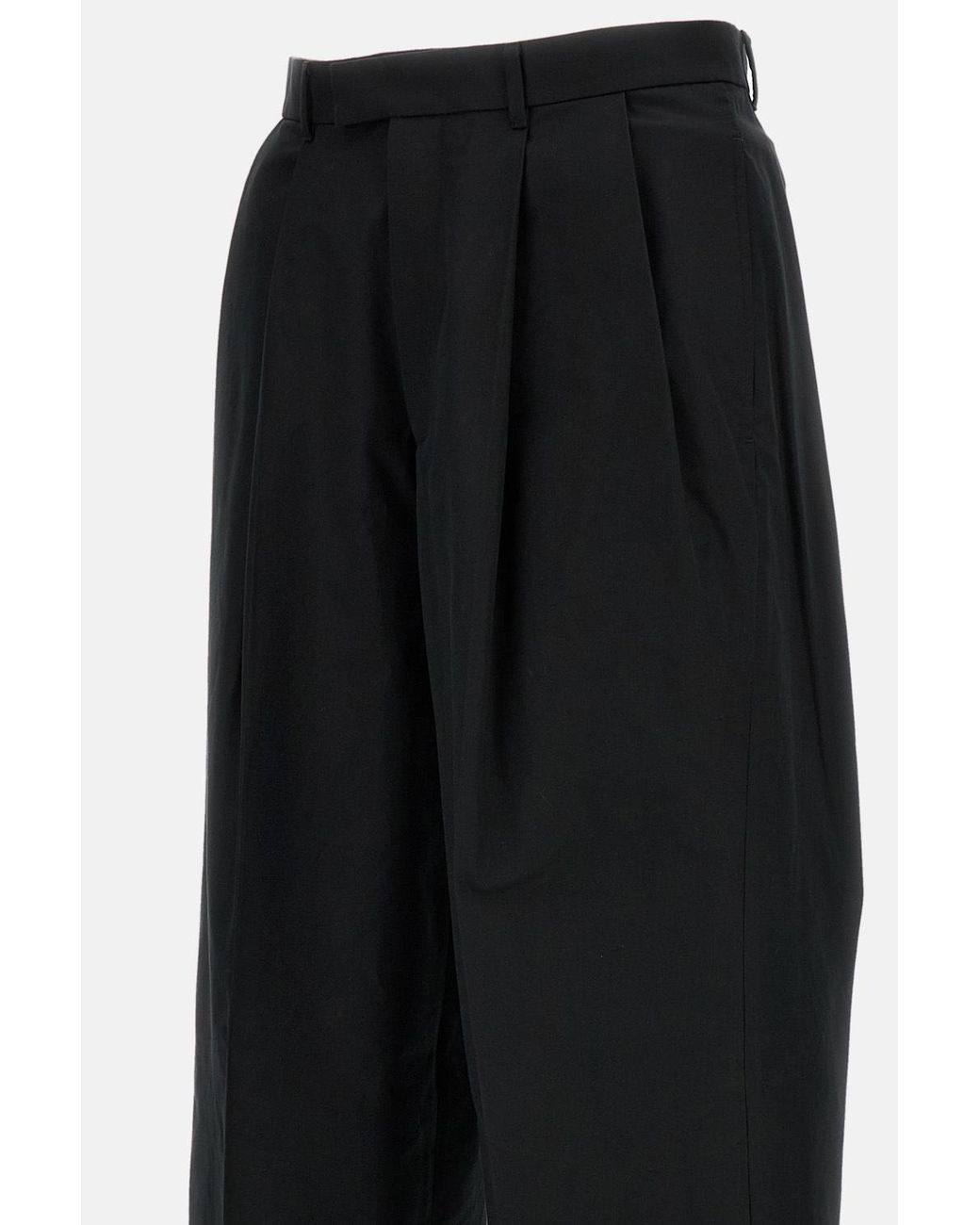 Givenchy Black Double Pleat Pants for men
