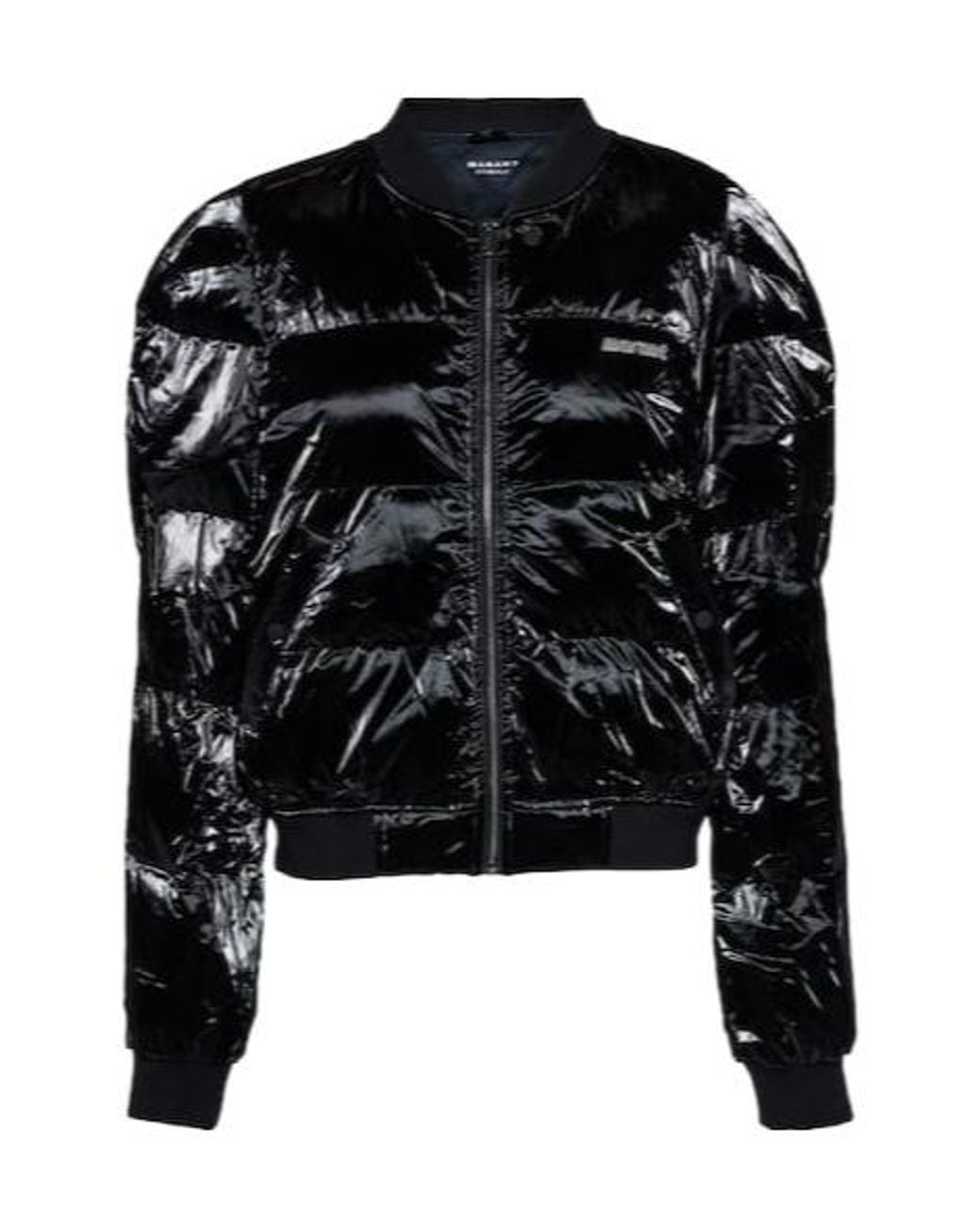 Isabel Marant Black Cody Coated Puffer Jacket