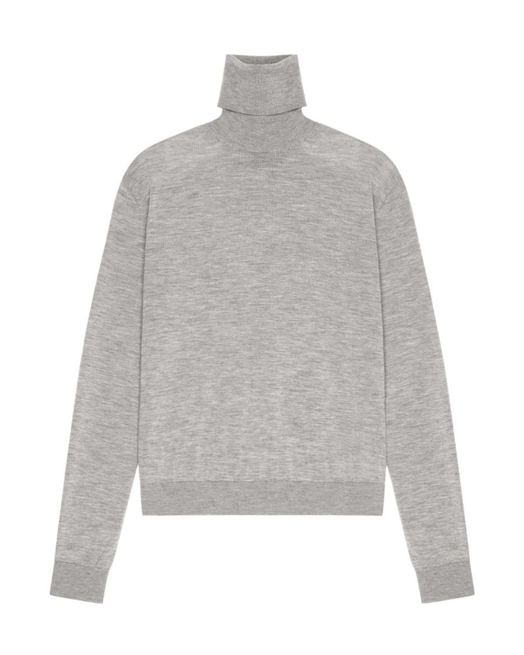 Givenchy Gray Turtleneck Sweater