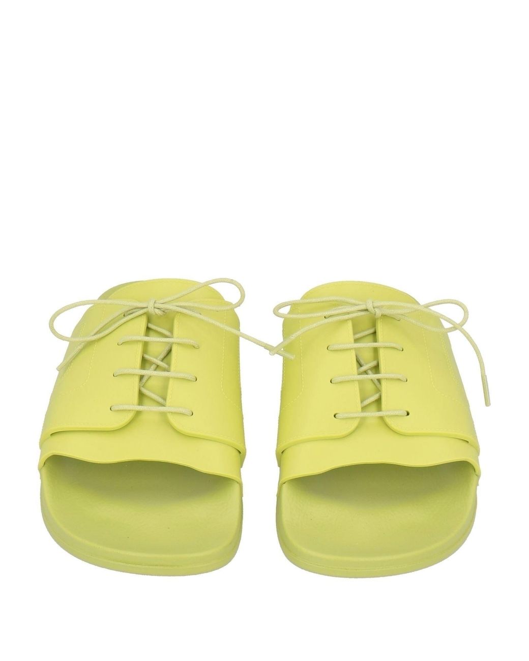 Maison Margiela Yellow Simple Rubber Slides