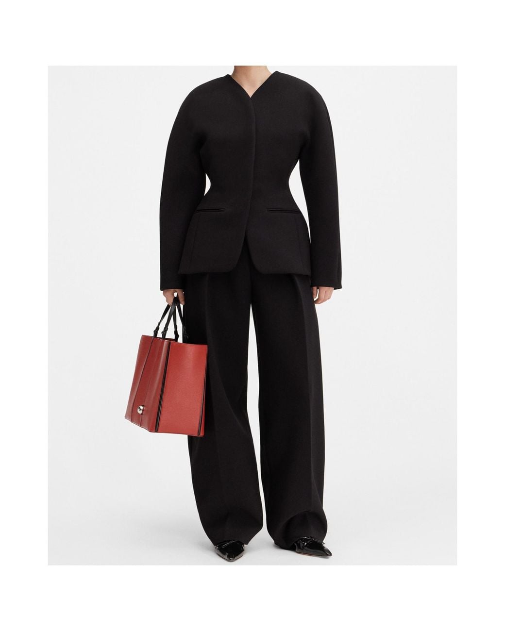 Jacquemus Black The Ovalo Trousers