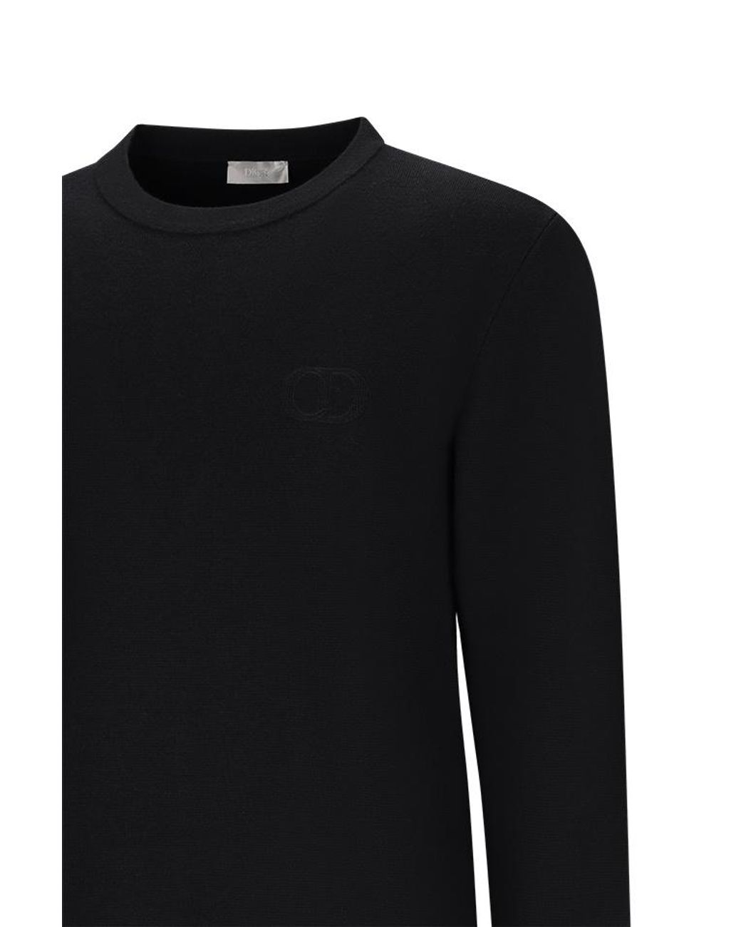 Dior Black Long-Sleeved Sweater for men