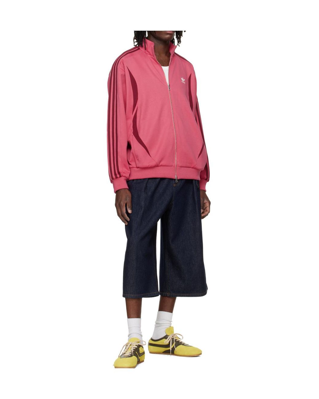 Wales Bonner Red X Adidas Originals Collaboration Sports Jacket for men