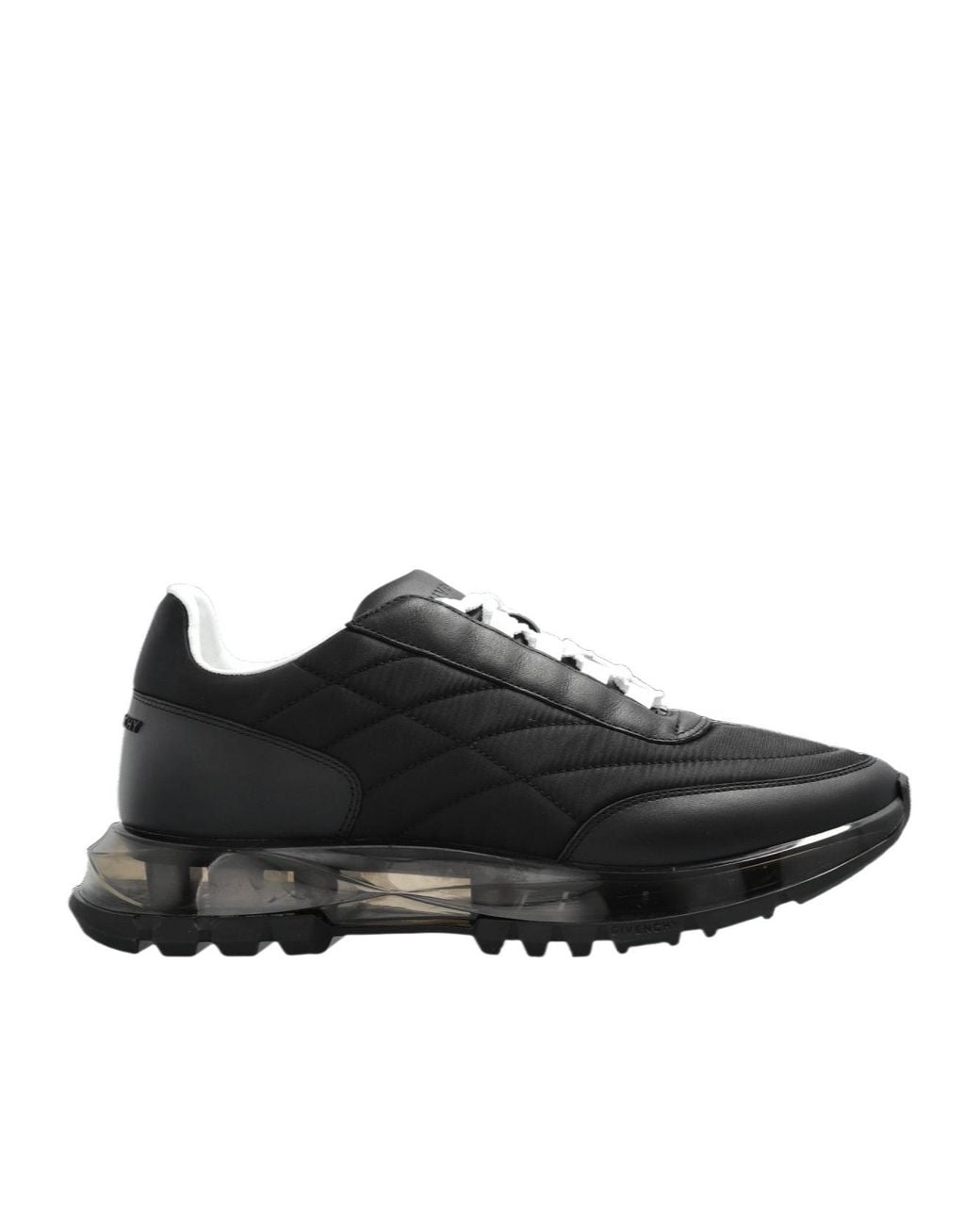 Givenchy Black Lace-Up Low Top Sneakers for men