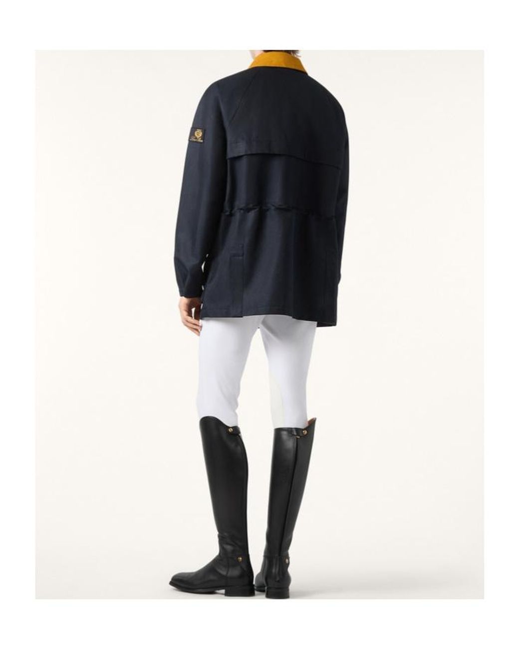 Loro Piana Blue Horsey Jacket for men