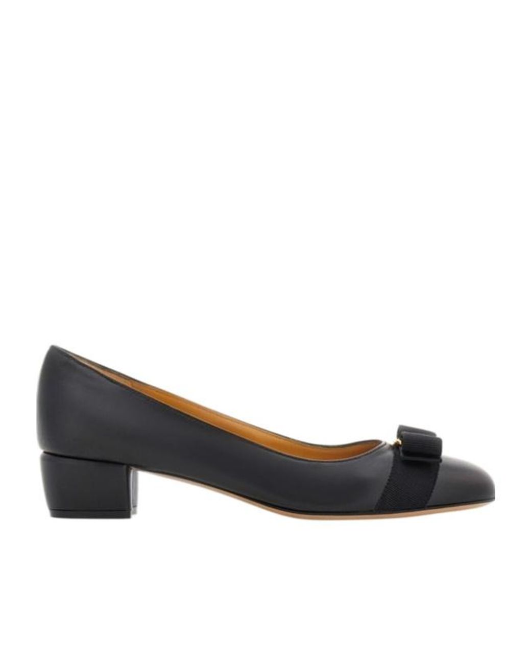 Ferragamo Brown Round Head Low-Heeled Shoes