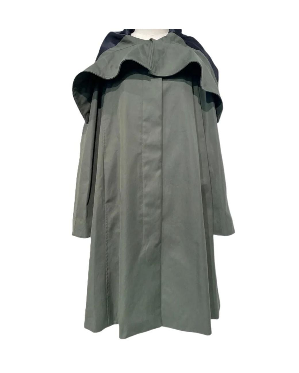 Dries Van Noten Gray Long-Sleeve Trench Coat