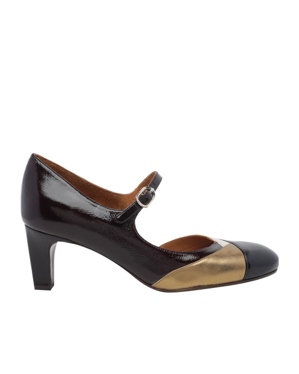 Chie Mihara Brown Fysa Mary Jane Heeled Pumps