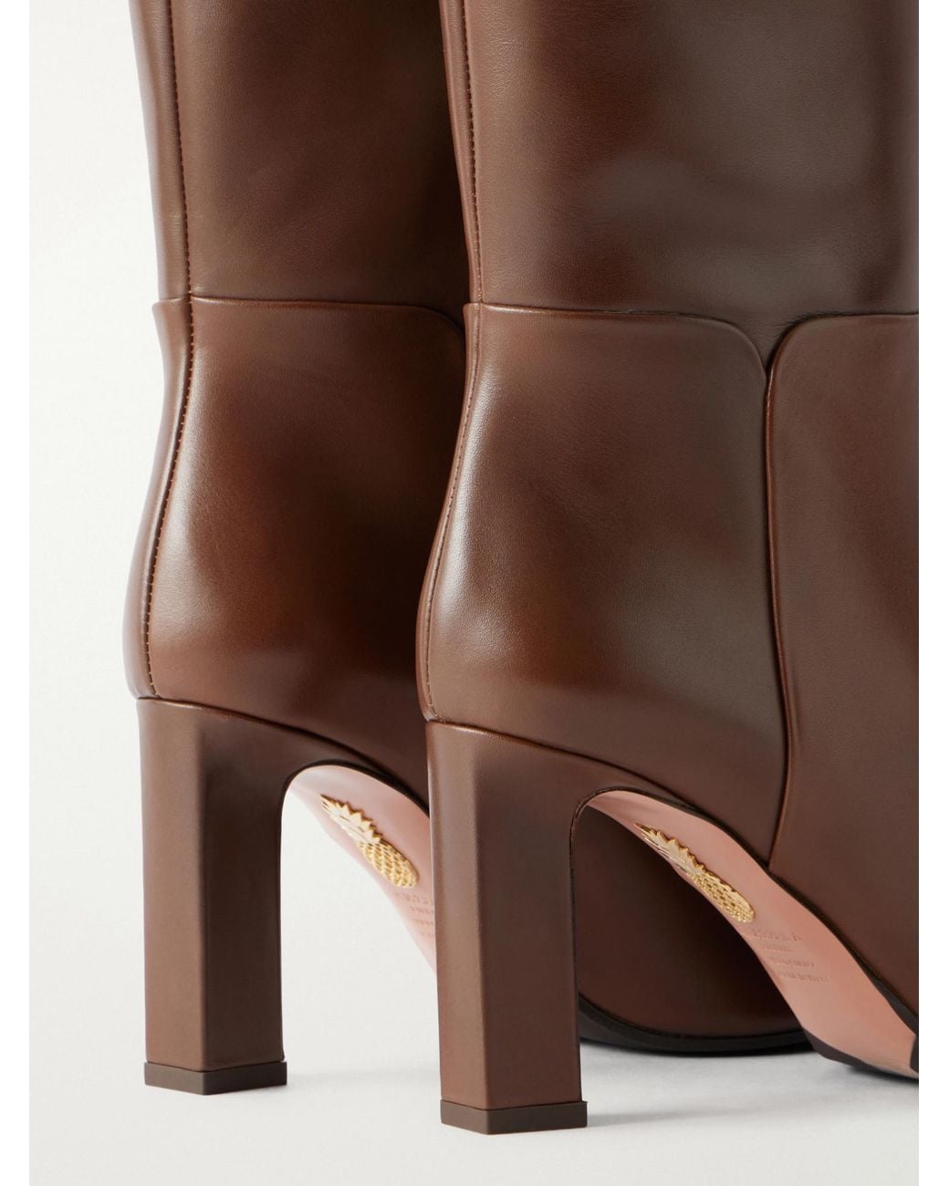 Aquazzura Brown Leather Boots