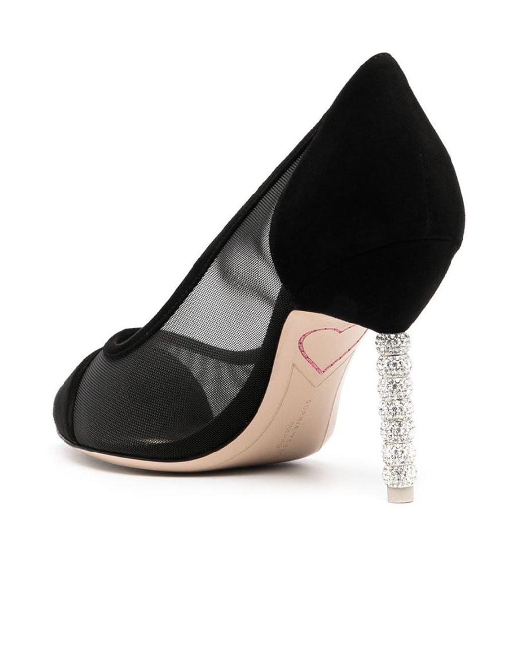 Sophia Webster Black Cusp High-Heeled Shoes