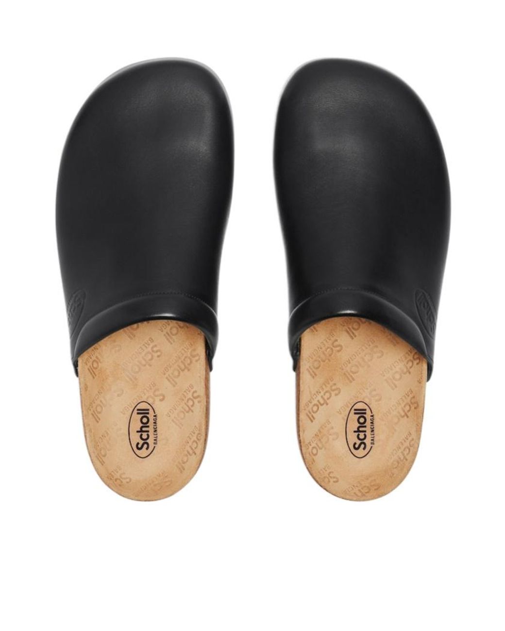 Balenciaga Black X Scholl Flat Mules for men