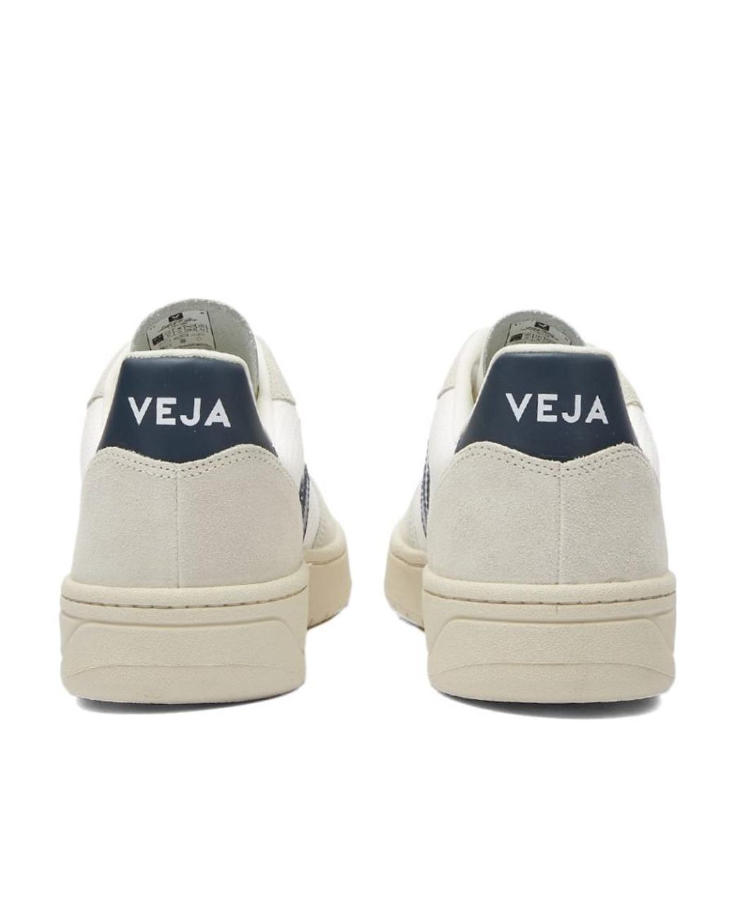 Veja White Logo Sports Shoes for men