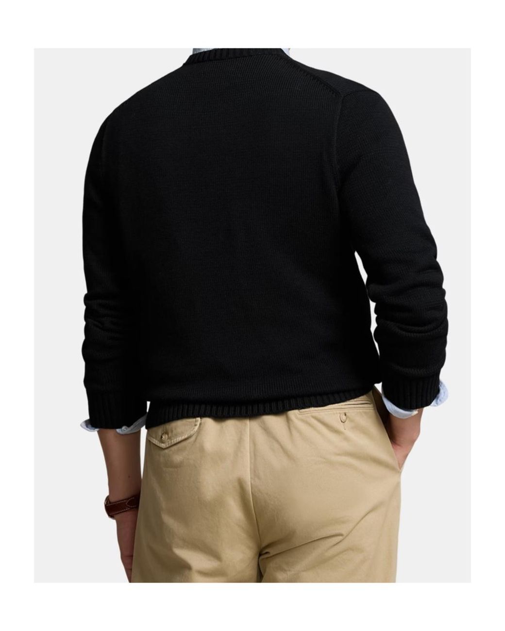 Polo Ralph Lauren Blue Crew Neck Knit Sweater for men