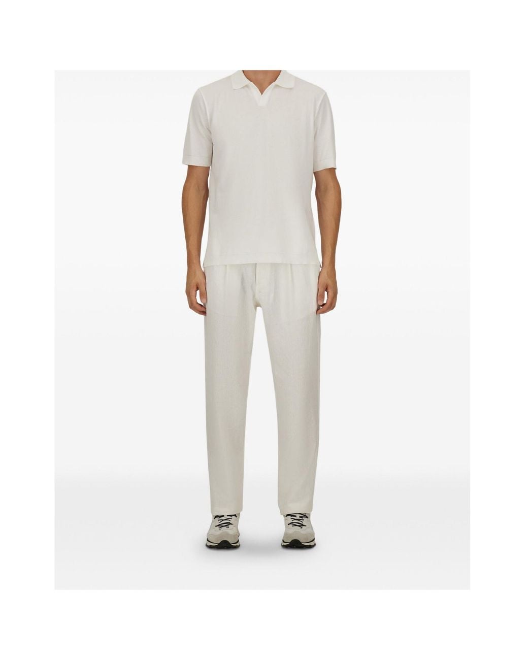 Herno White Logo T-Shirt for men