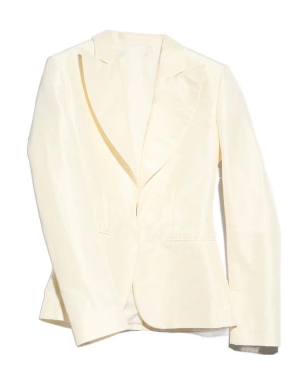 Gucci Natural Fine Silk Faille Jacket