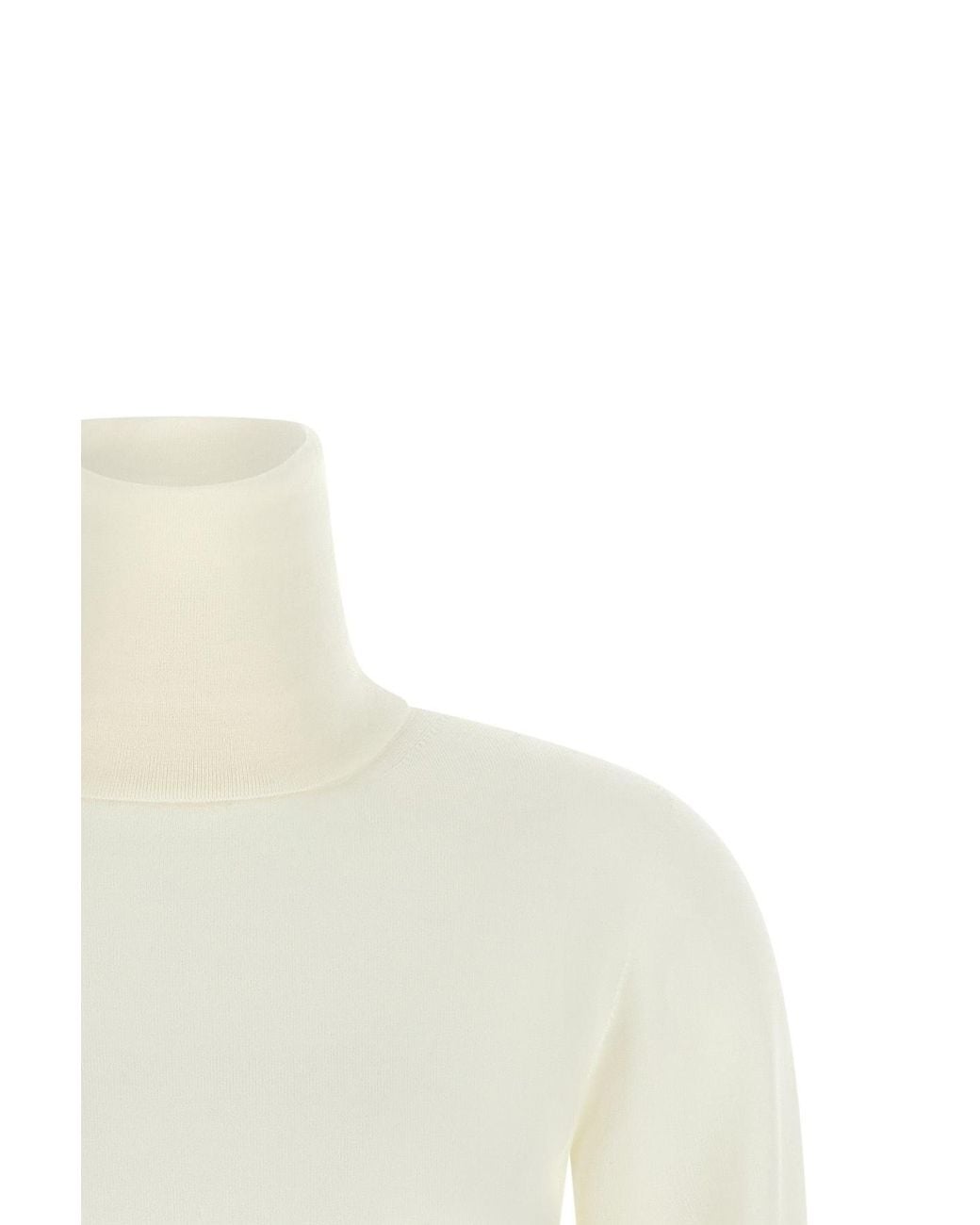 Max Mara Natural Mxmsaluto High Neck Knitted Jumper