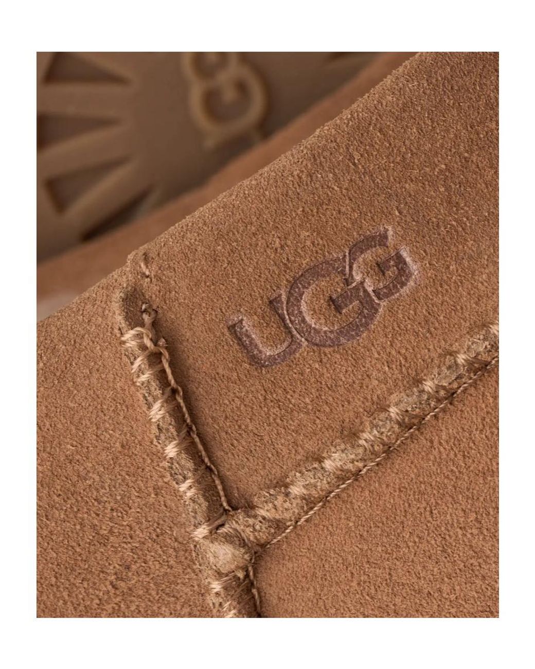 Ugg Brown Enwrap Suede Clogs for men