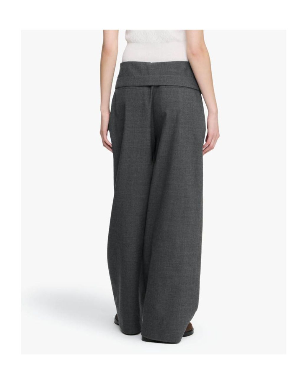 J.W. Anderson Gray Jw Anderson Fold Over Trousers