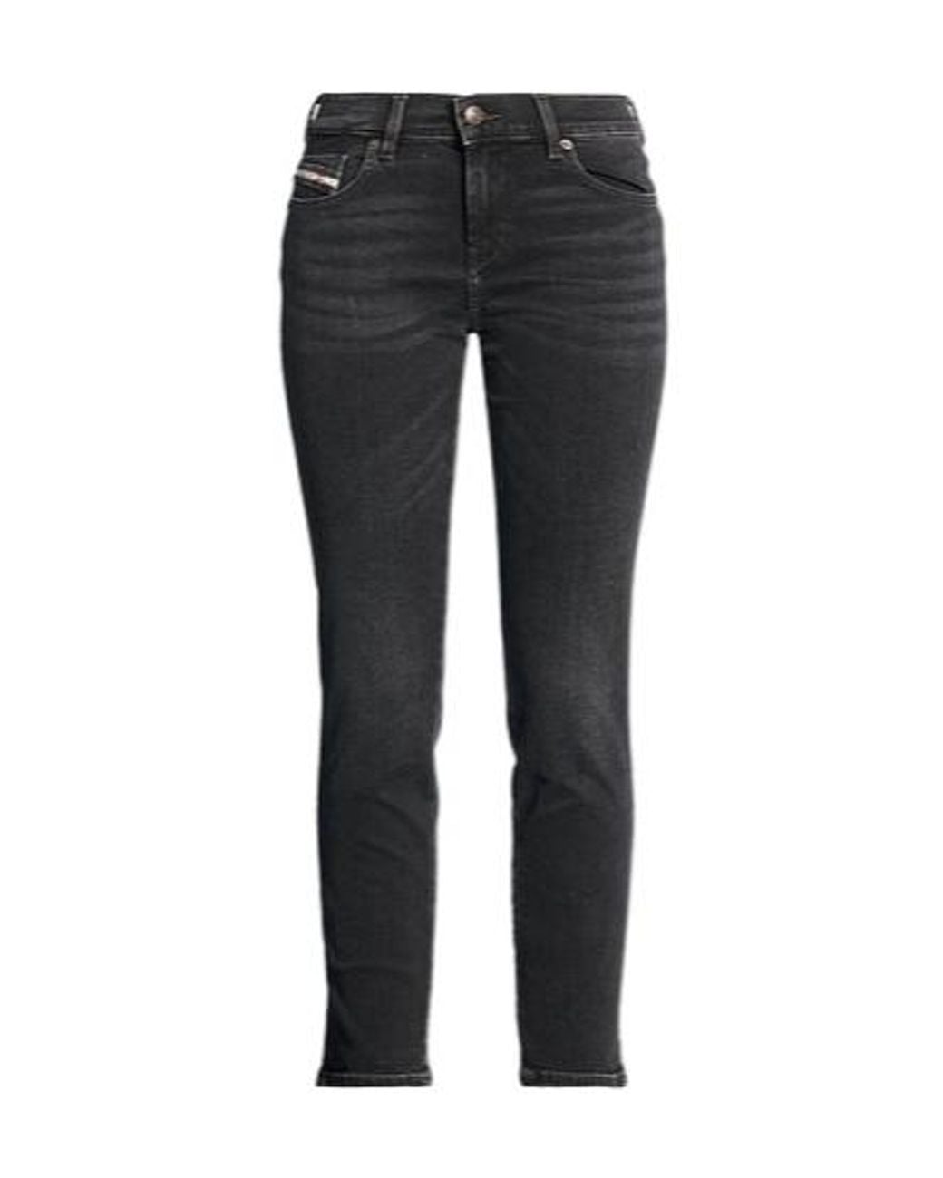 DIESEL Black Slim-Fit Jeans