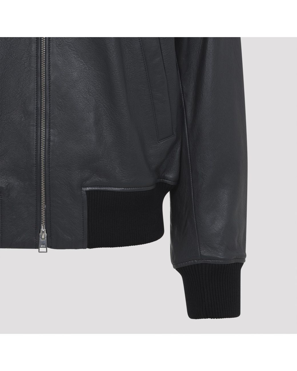 AMI Gray Zipped Jacket for men
