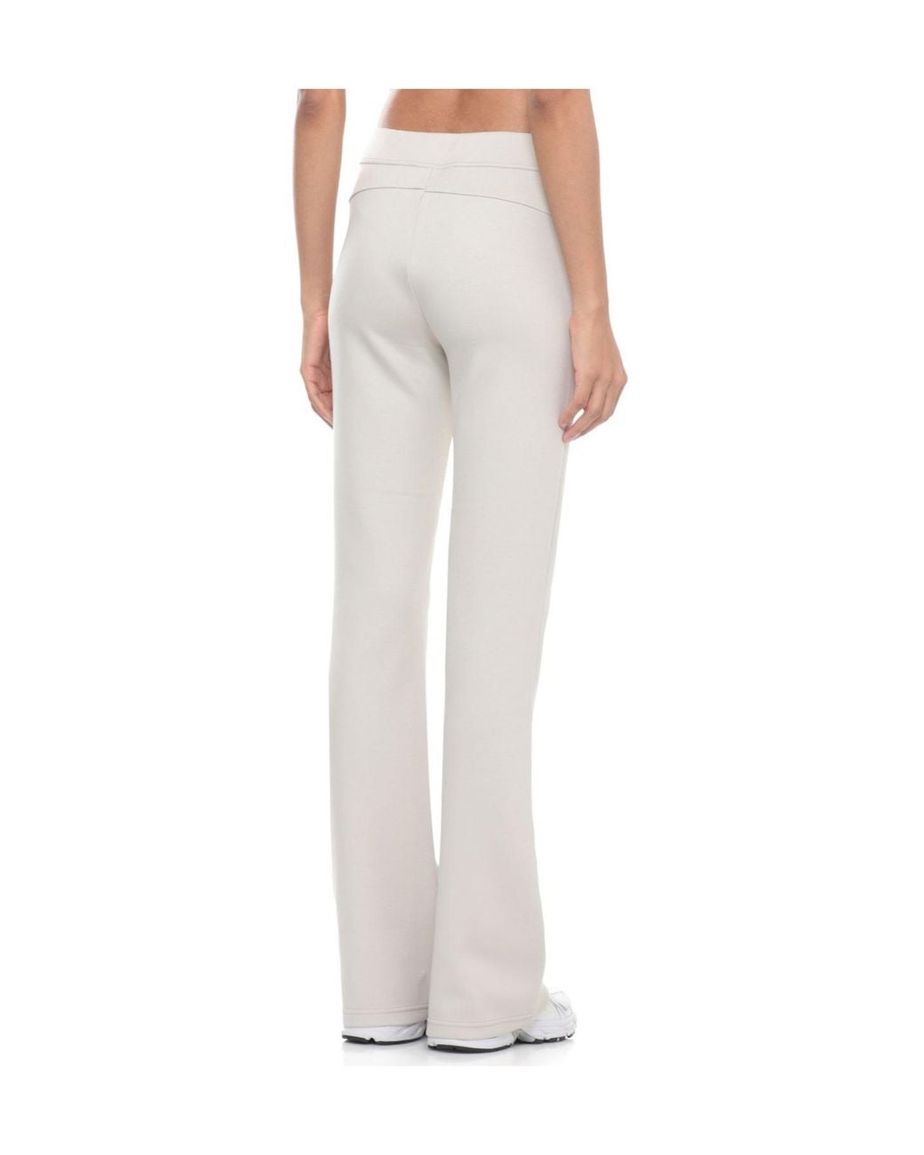 K-Way Gray Logo Patch Flared Pants