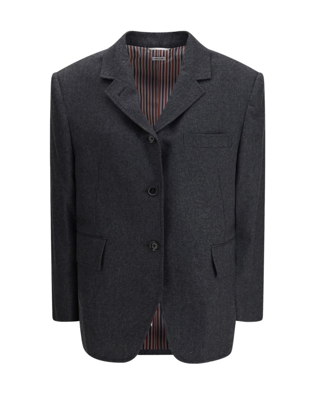 Thom Browne Blue Single-Breasted Blazer