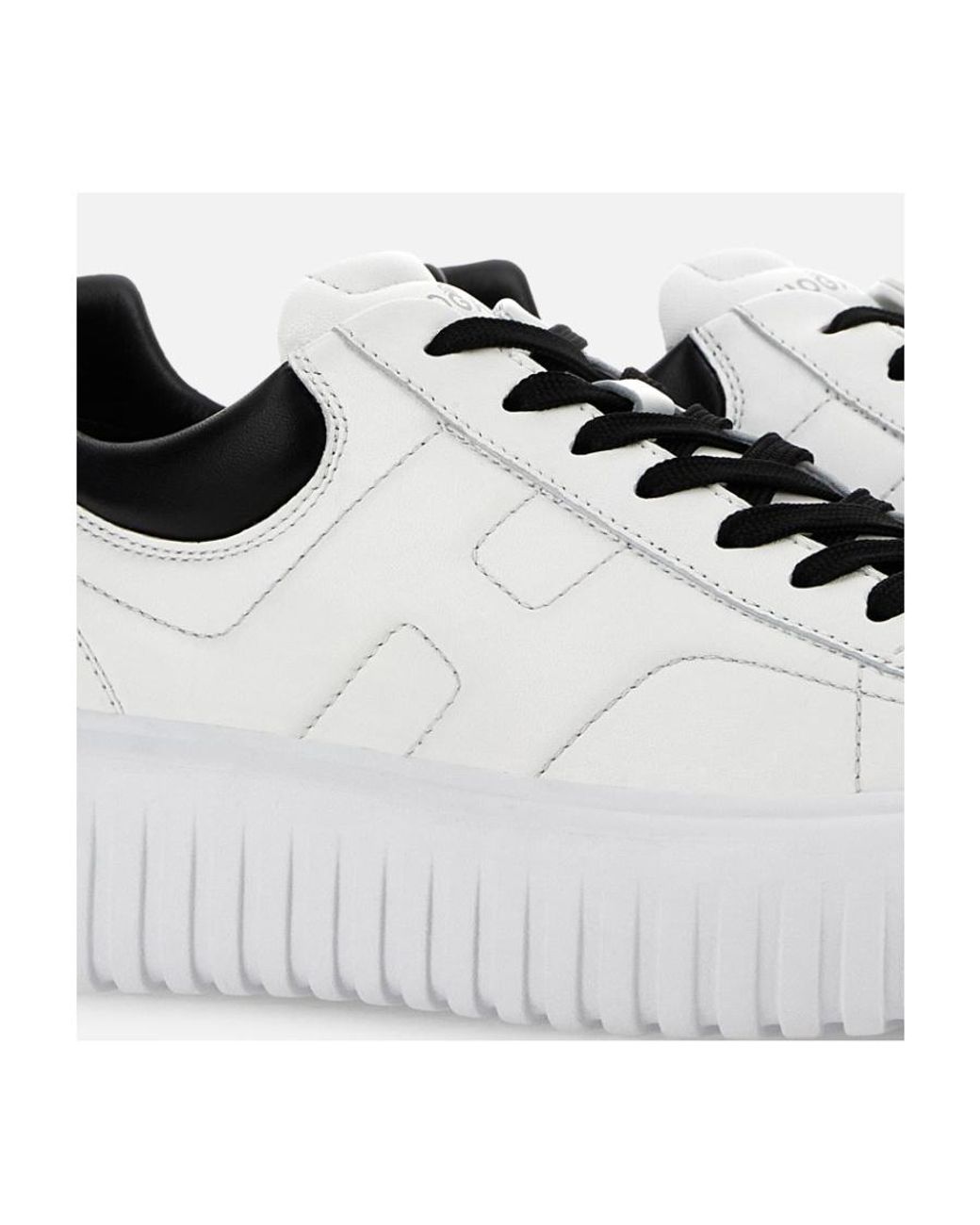 Hogan White H-Stripes/ Sneakers for men