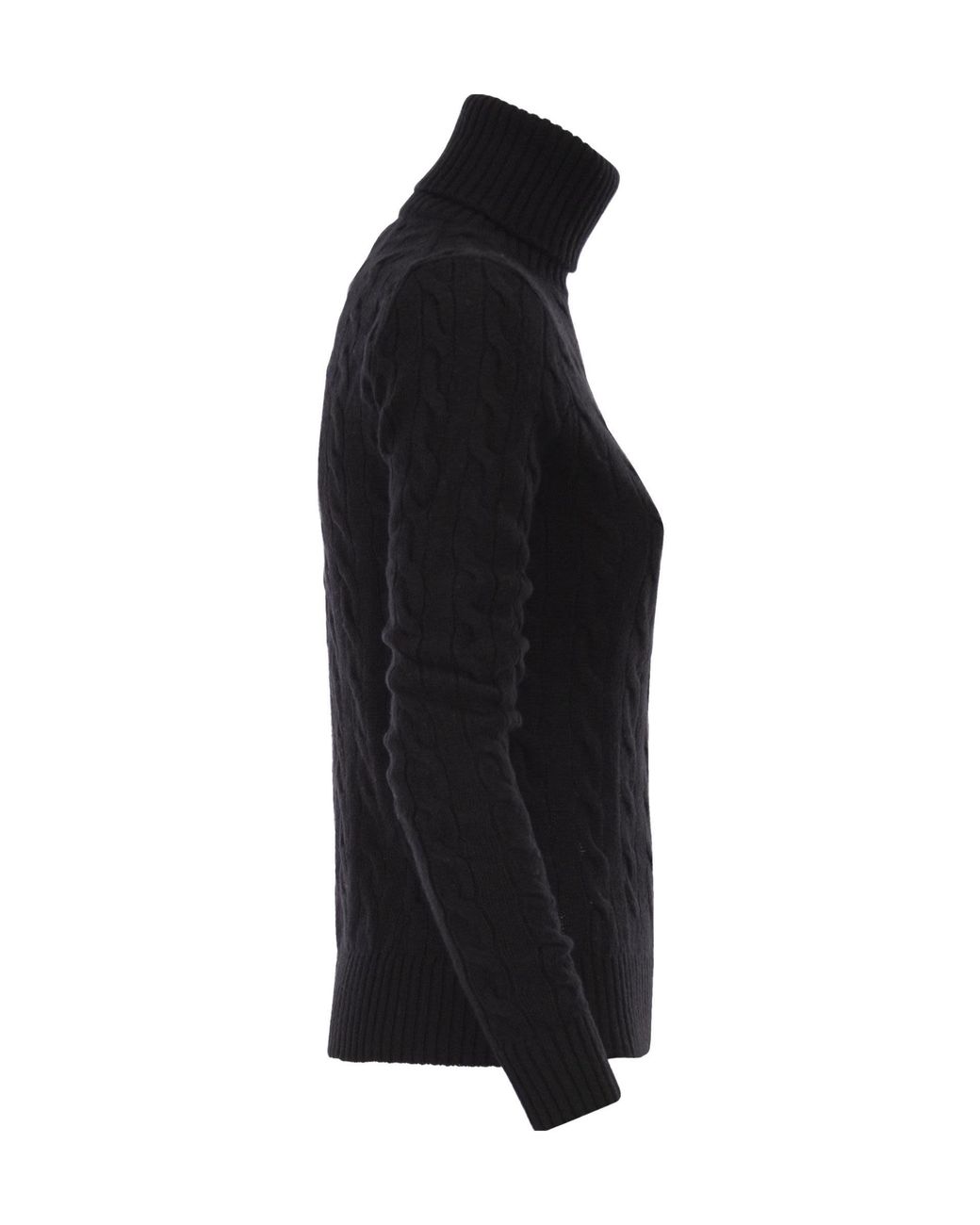 Polo Ralph Lauren Black Roll Neck Knitted Jumper