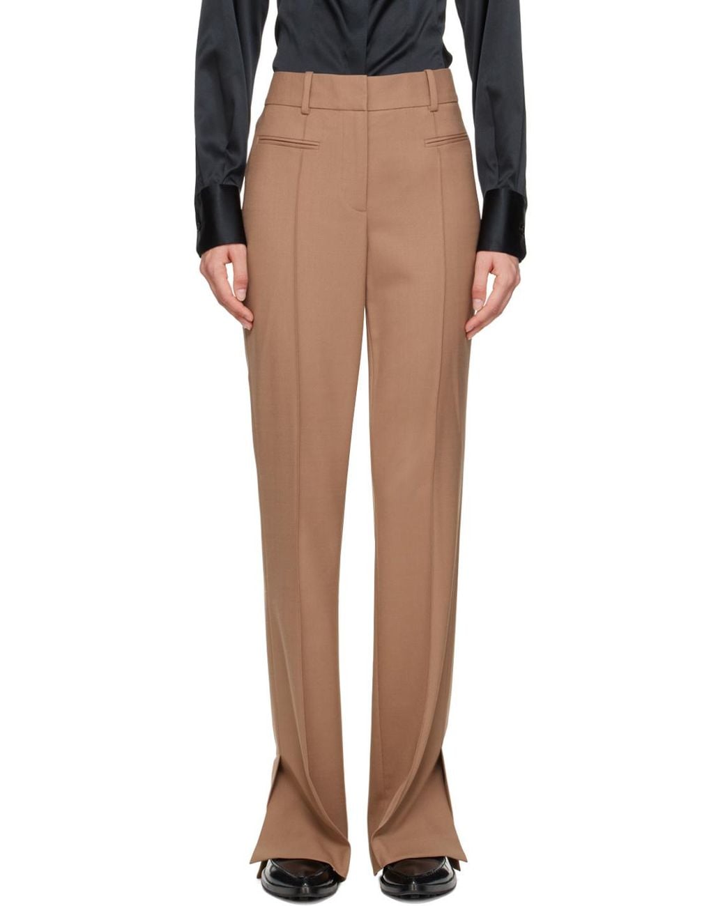 Helmut Lang Black Boot-Cut Pants
