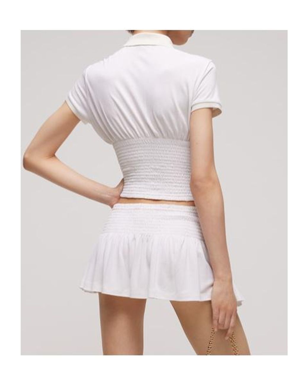 Gucci White Striped T-Shirt