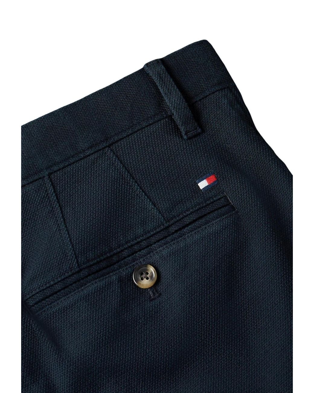 Tommy Hilfiger Blue Casual Trousers With Belt Loops for men