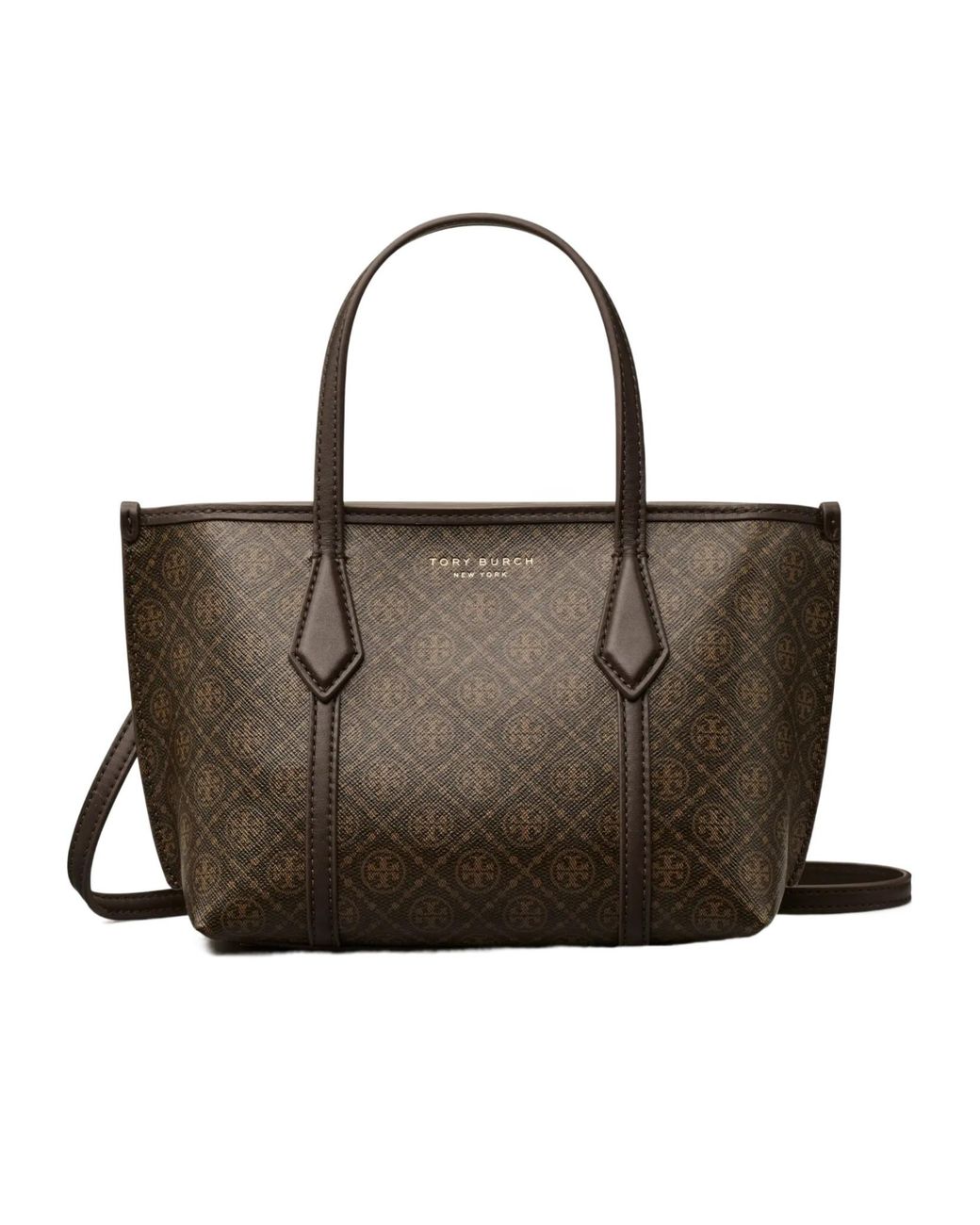 Tory Burch Brown Perry Mini Tote