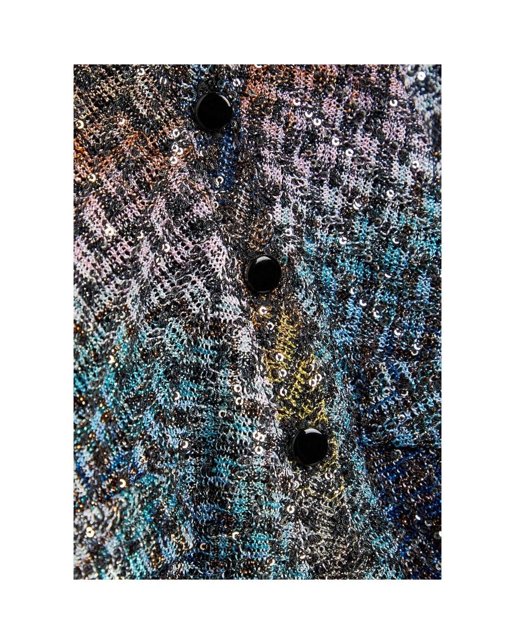 Missoni Blue Fine-Knit Swimsuit