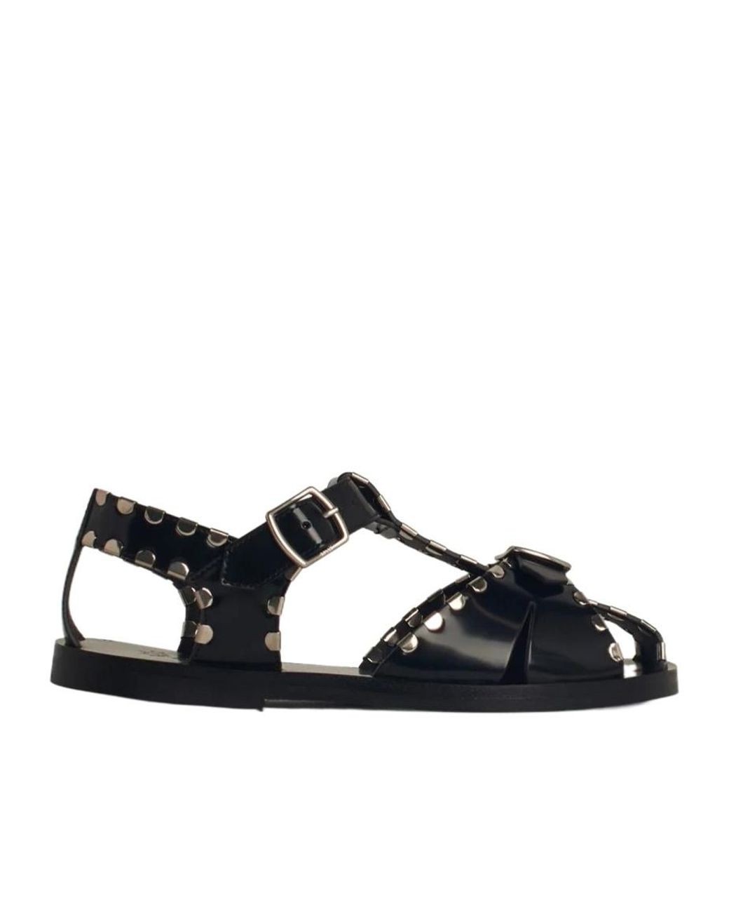 Bally Black Salis Studded Sandals