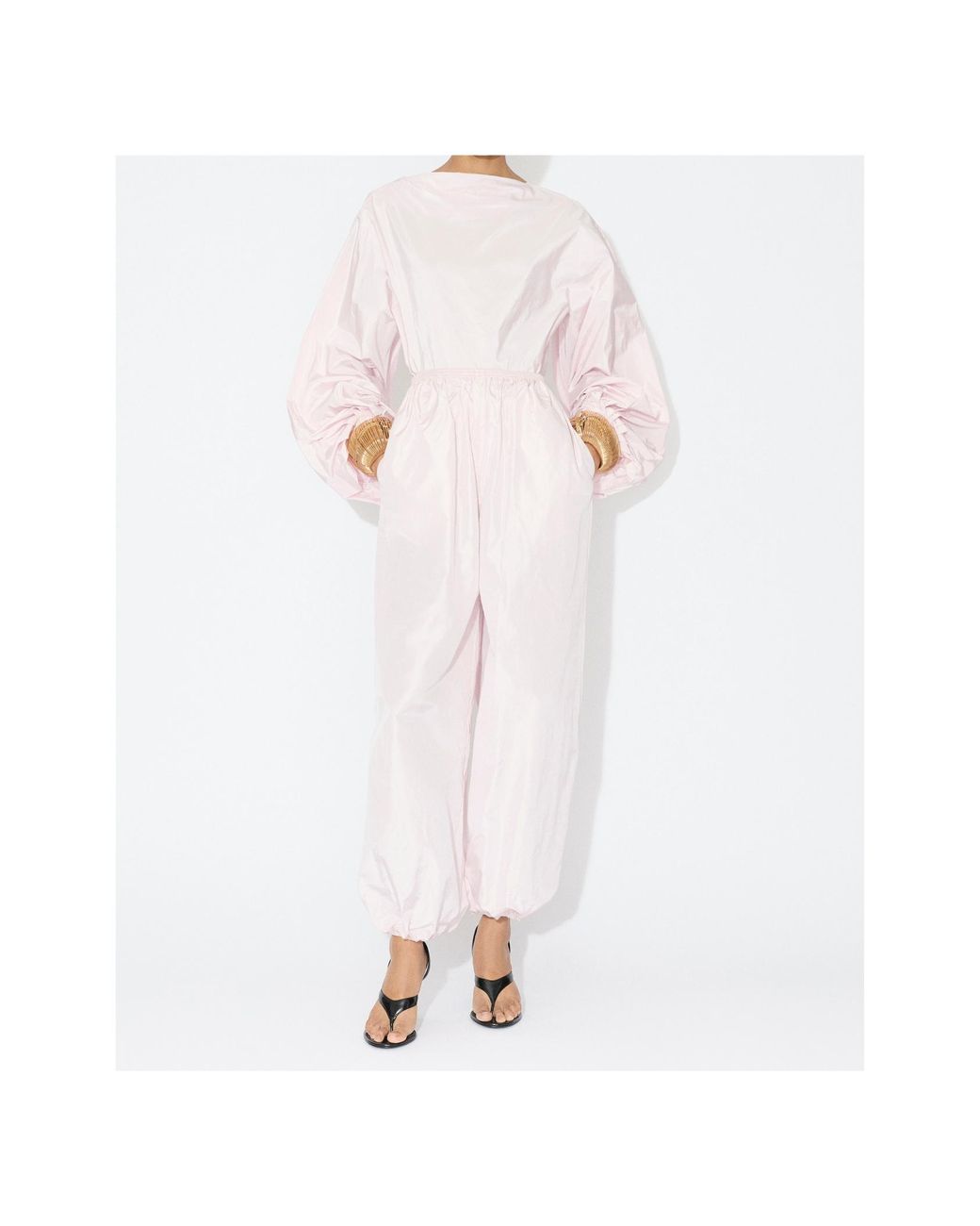 Alaïa Purple Alaïa Ballon Open-Back Bodysuit Top