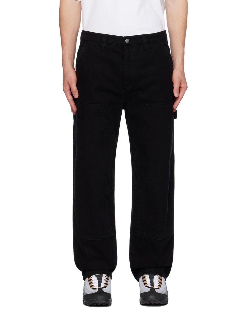 Stussy Black Stüssy Utility Cargo Pants for men