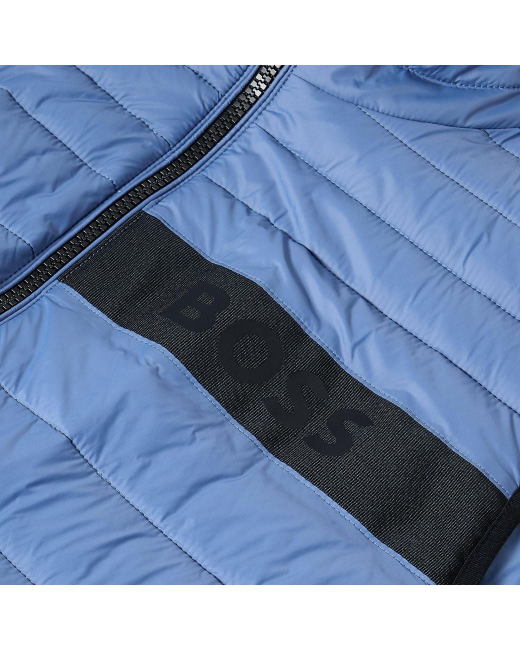 Boss Blue Minimalist Sleeveless Jacket for men