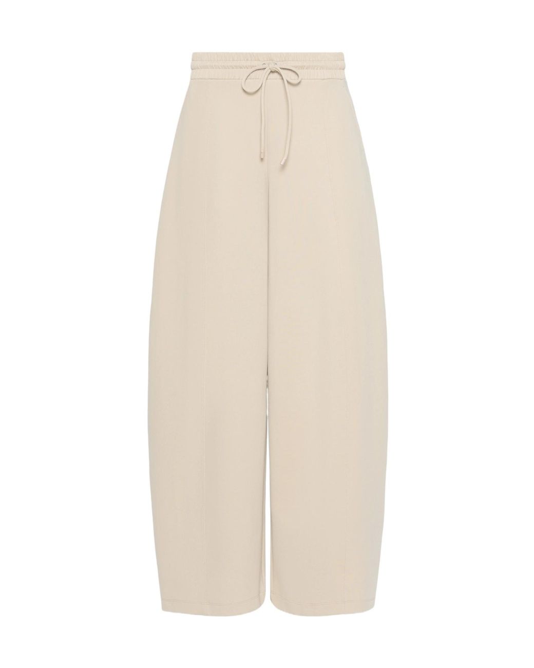 Max Mara Natural Olmo Barrel Leg Trousers