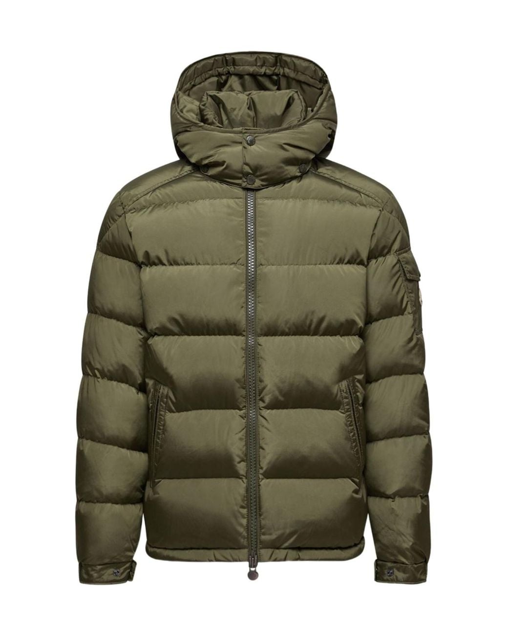 Moncler Green Maya Matte Short Down Jacket for men