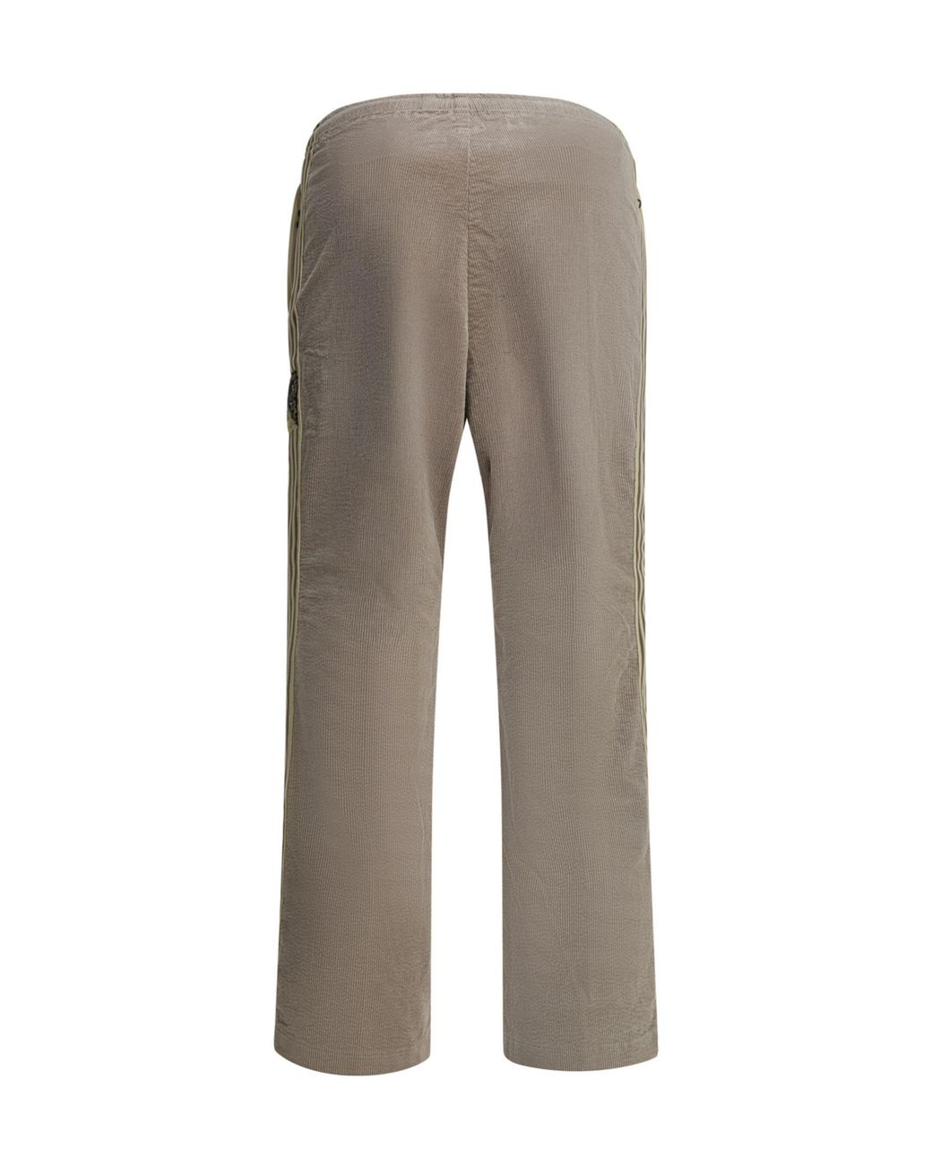 Kapital Gray Stripe Appliqué Trousers for men