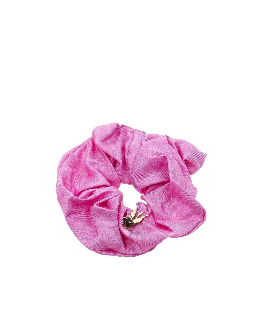 Etro Pink Logo Hair Ring
