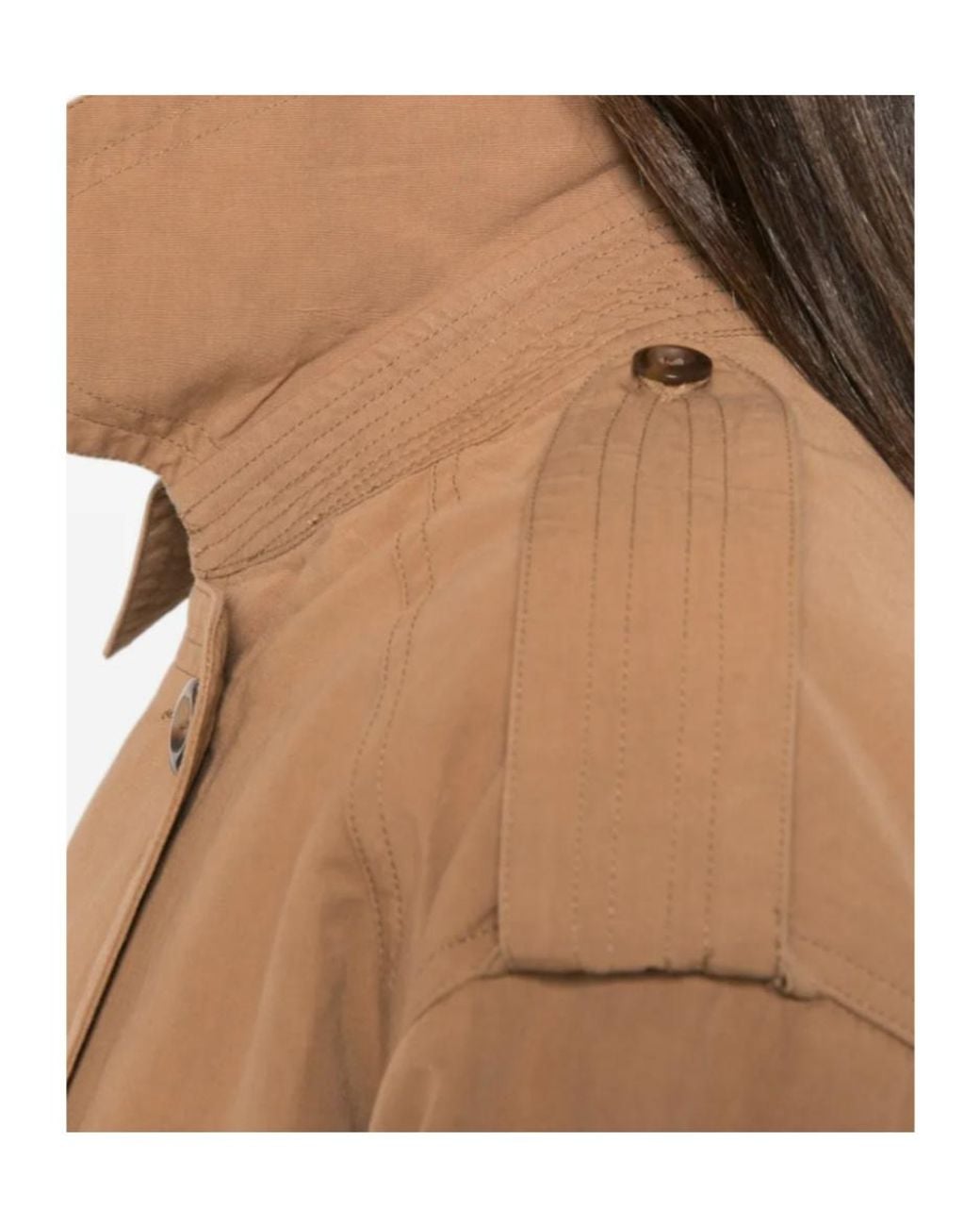 Isabel Marant Brown Violette Double-Breasted Trench Coat