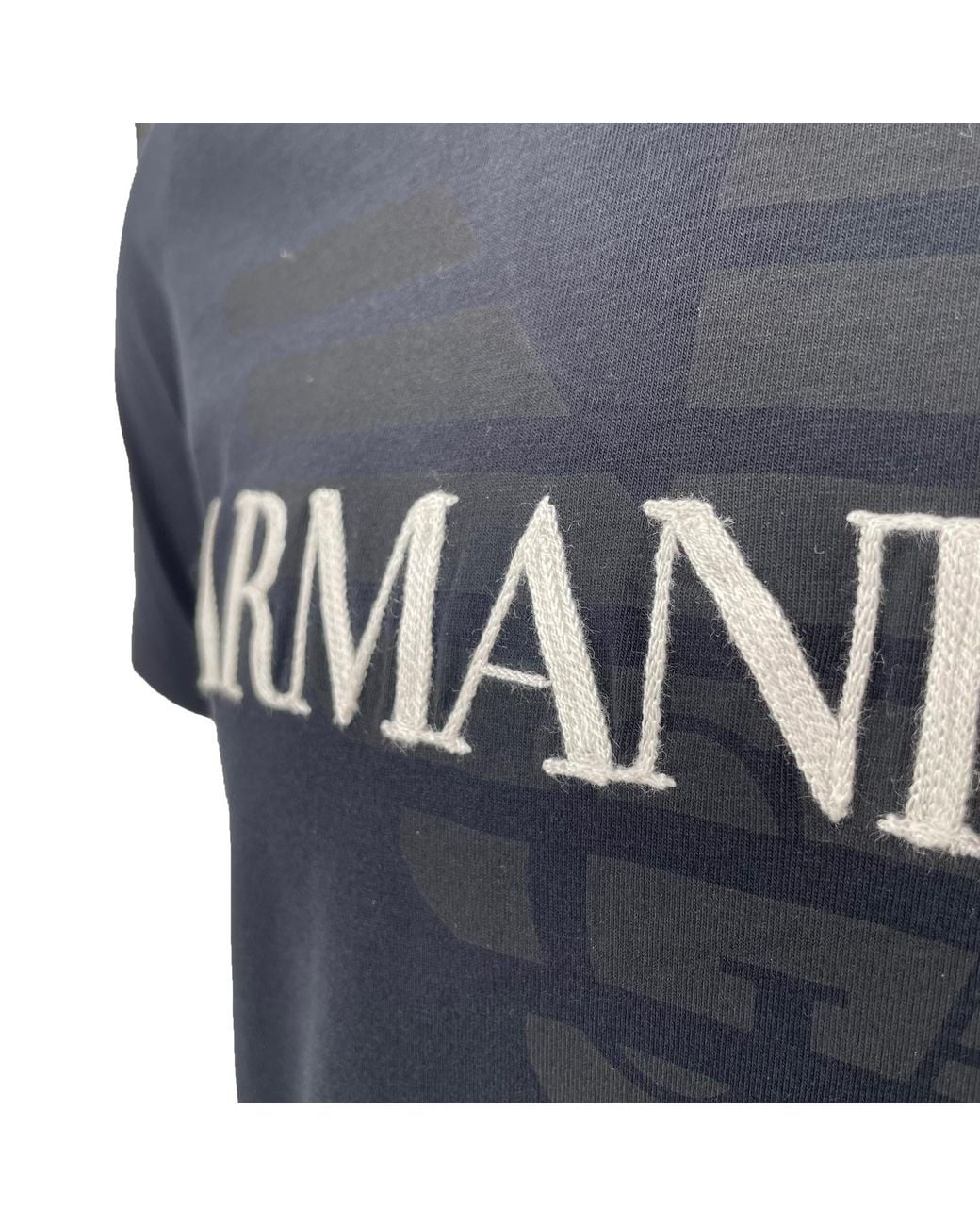 Armani Jeans Blue Item O-Neck Short-Sleeved T-Shirt for men