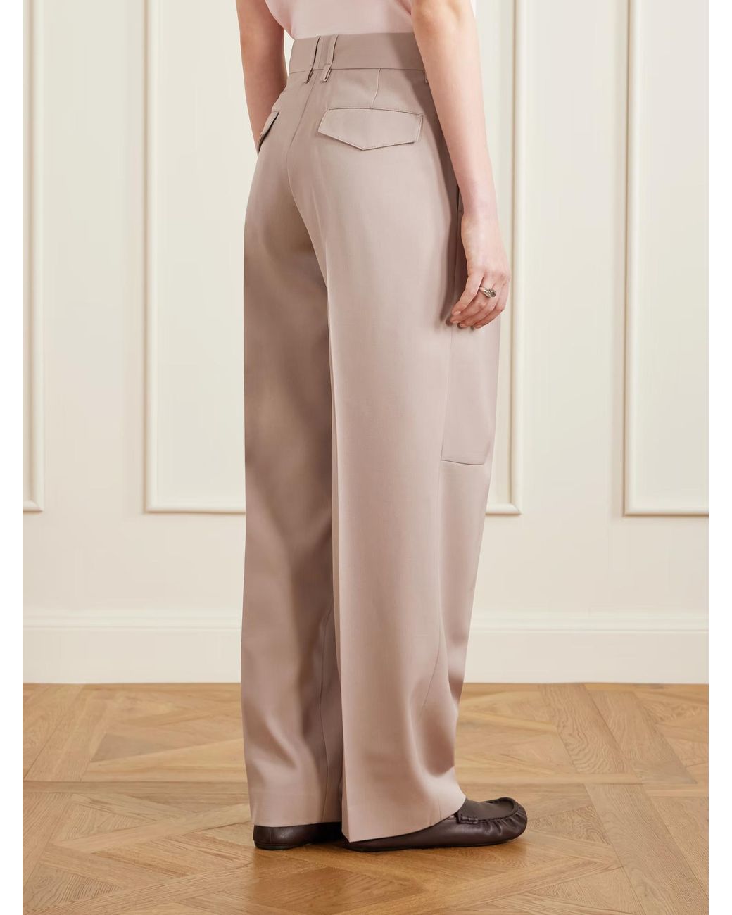 Jil Sander Natural Gabardine Trousers