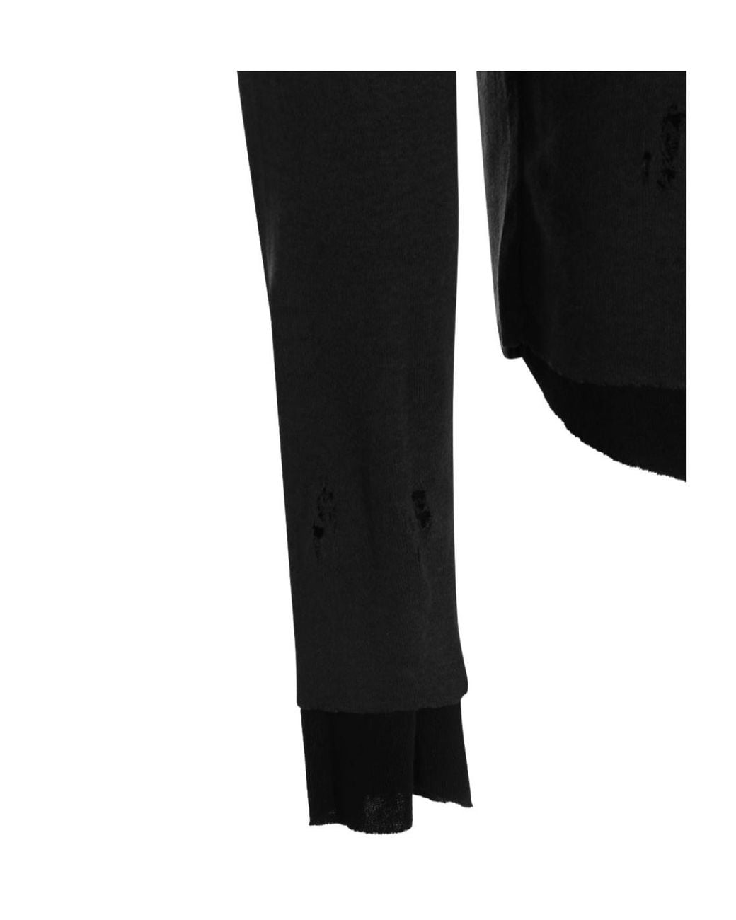 Thom Krom Black Long-Sleeve T-Shirt for men